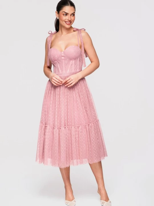 Foto van product Ombre Avondjurk rosa