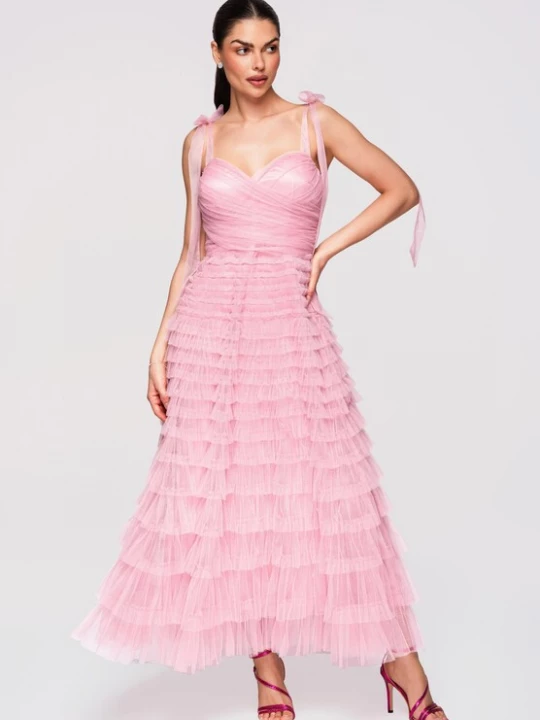 Foto van product Ombre Avondjurk rosa
