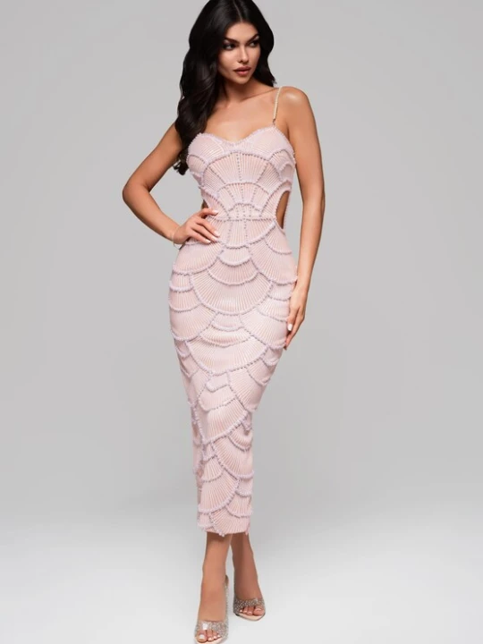 Foto van product Ombre Avondjurk rosa