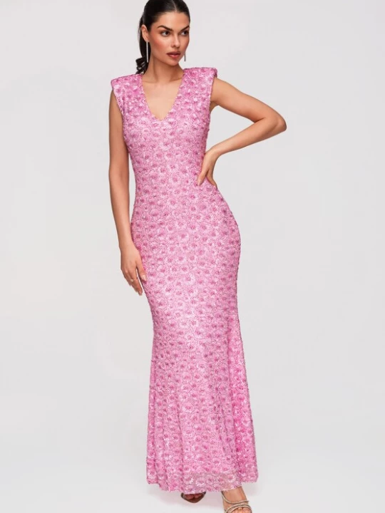 Foto van product Ombre Avondjurk rosa