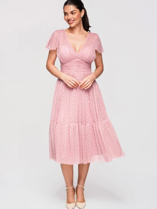 Foto van product Ombre Avondjurk rosa