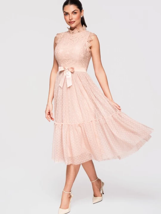 Foto van product Ombre Avondjurk rose-goud / rosé