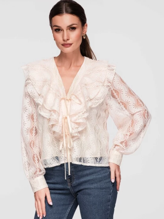 Foto van product Ombre Blouse lichtbeige