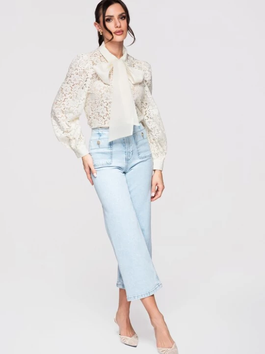 Foto van product Ombre Blouse 'OW-SH-E0012' ecru
