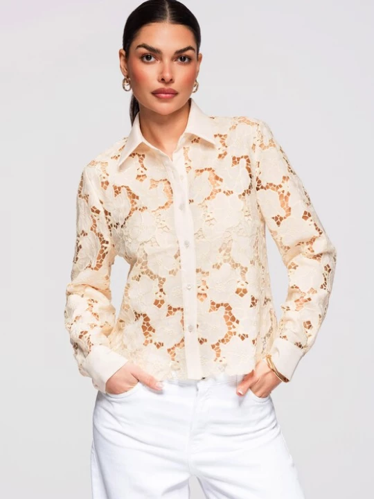 Foto van product Ombre Blouse 'OW-SH-E0025' beige