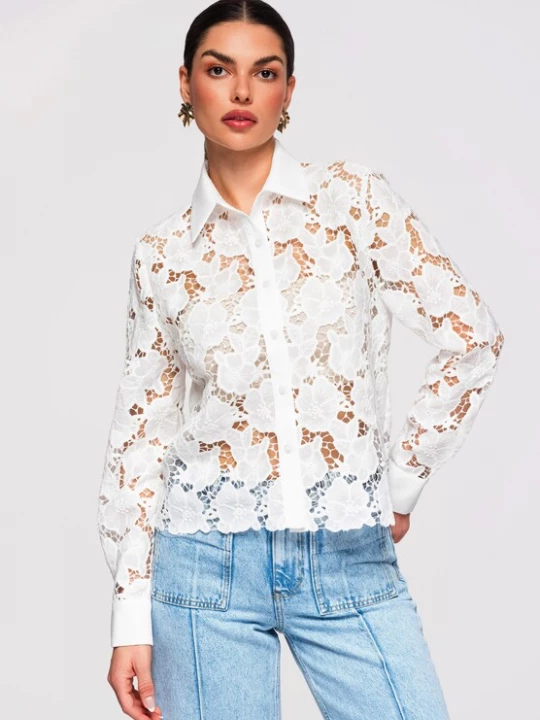 Foto van product Ombre Blouse 'OW-SH-E0025' wit