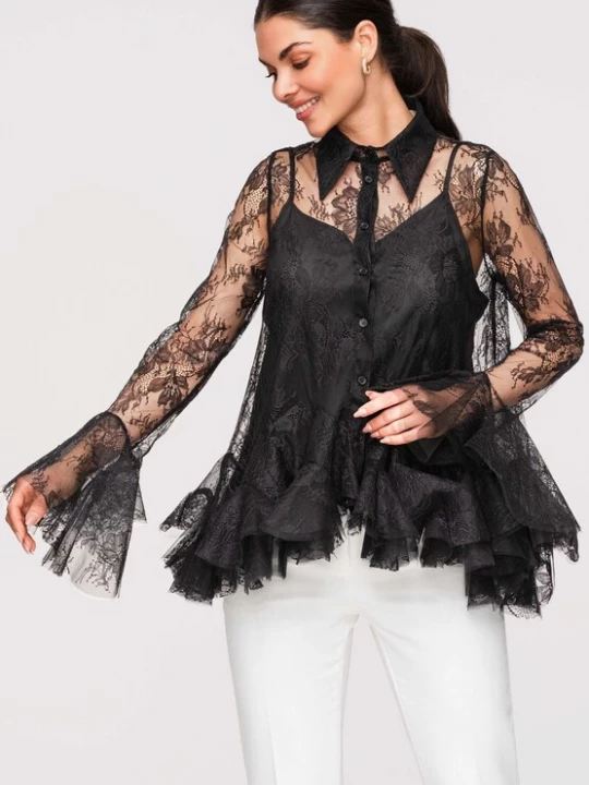 Foto van product Ombre Blouse zwart