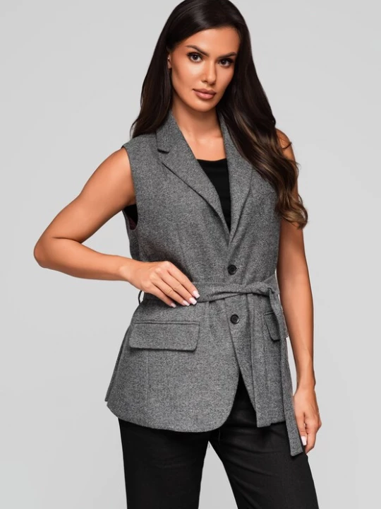 Foto van product Ombre Bodywarmer antraciet / wit