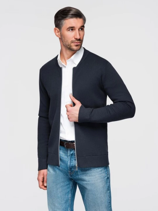 Foto van product Ombre Gebreid vest 'OM-SWZS-0146' donkerblauw