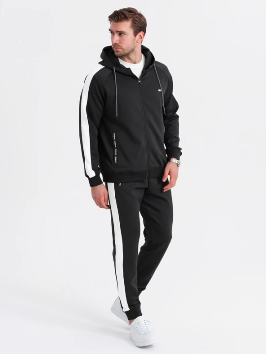 Foto van product Ombre Joggingpak zwart / wit