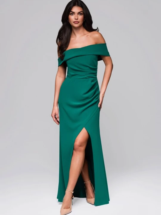 Foto van product Ombre Jurk donkergroen