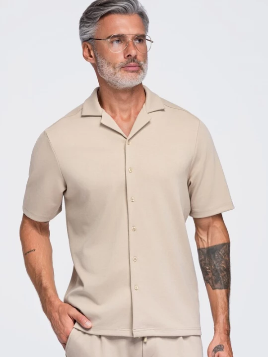 Foto van product Ombre Overhemd 'OM-SHCS-0220' beige