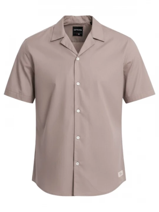 Foto van product Ombre Overhemd 'OM-SHSS-0168' donkerbeige