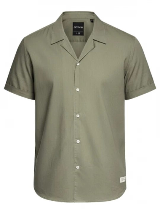 Foto van product Ombre Overhemd 'SHSS-0168' olijfgroen