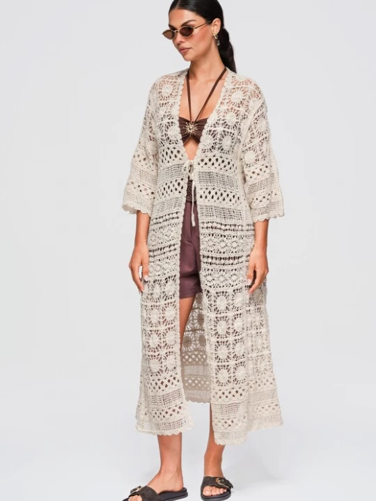Foto van product Ombre Oversized trui 'OW-SW-E0002' beige