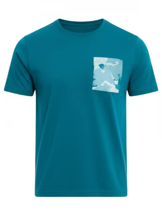 Foto van product Ombre Shirt blauw / turquoise / petrol