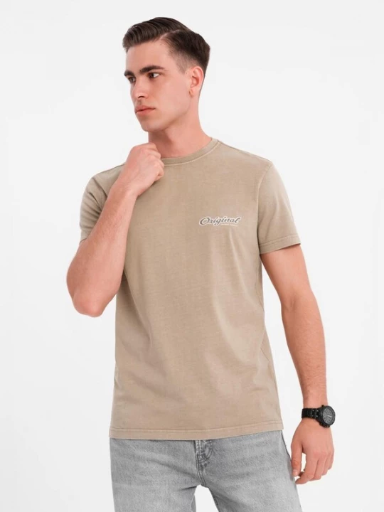 Foto van product Ombre Shirt donkerbeige / grijs / wit