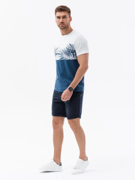 Foto van product Ombre Shirt donkerblauw / wit