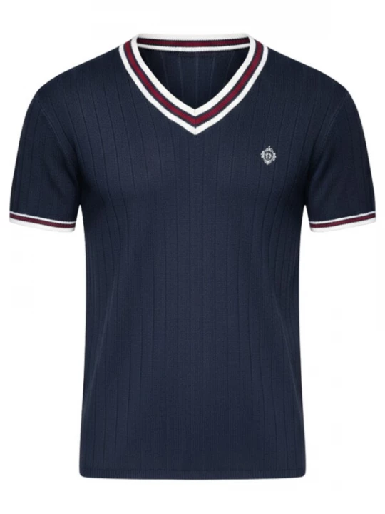 Foto van product Ombre Shirt donkerblauw / wit