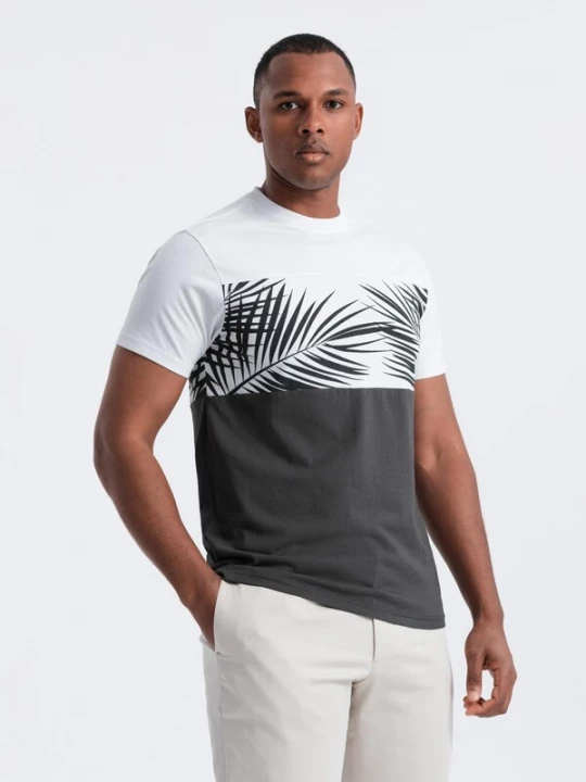 Foto van product Ombre Shirt donkergrijs / wit