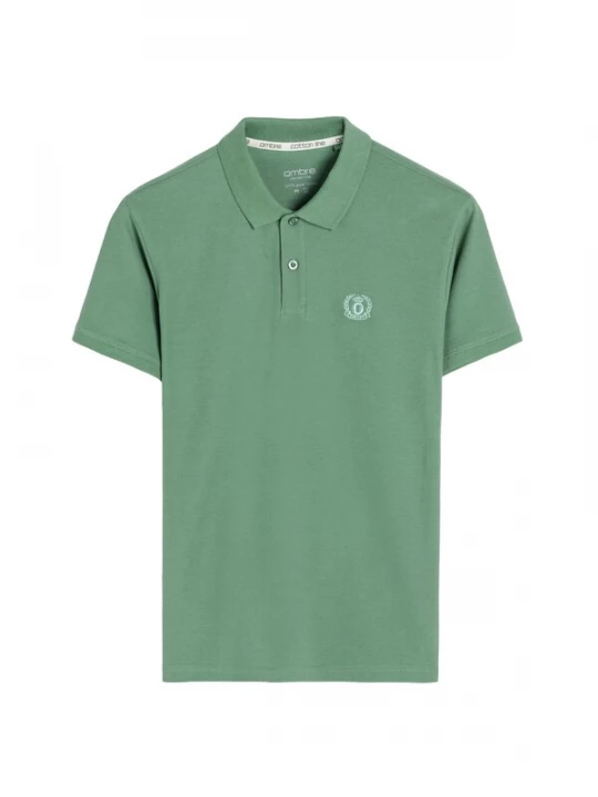 Foto van product Ombre Shirt donkergroen / wit