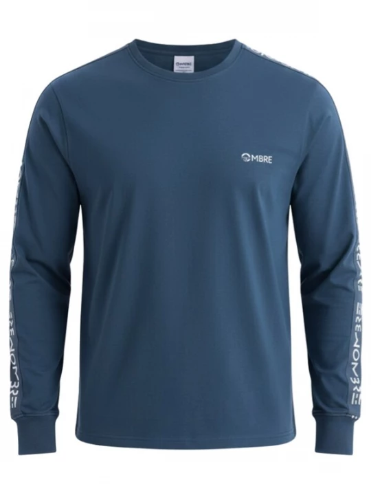 Foto van product Ombre Shirt duifblauw / wit