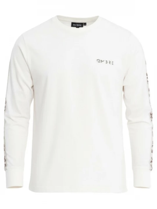 Foto van product Ombre Shirt grijs / natuurwit