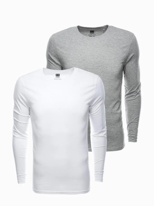 Foto van product Ombre Shirt grijs / wit
