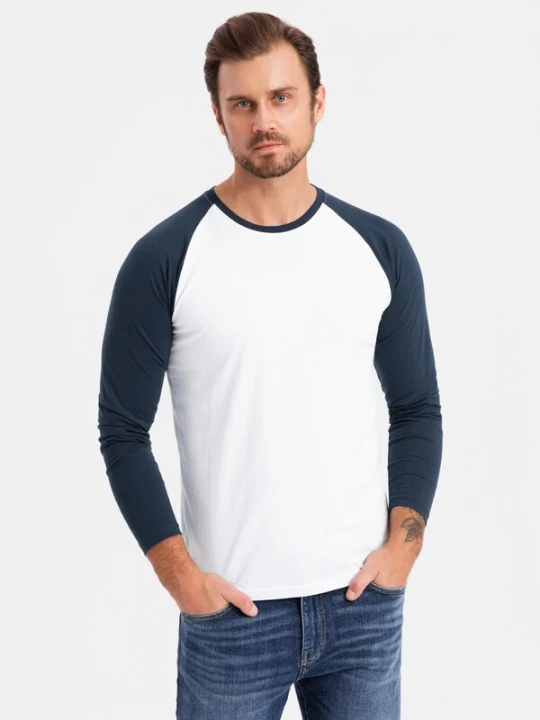 Foto van product Ombre Shirt marine / wit