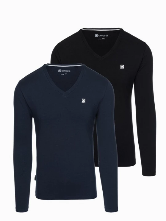 Foto van product Ombre Shirt navy / zwart
