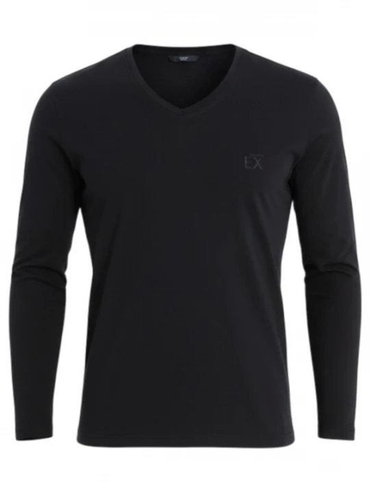 Foto van product Ombre Shirt 'OM-LSBC-0123' zwart