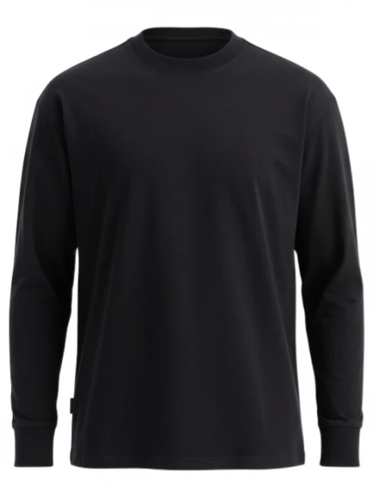 Foto van product Ombre Shirt 'OM-LSBC-0129' zwart