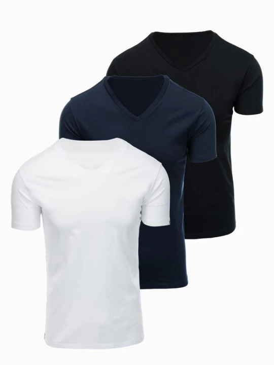 Foto van product Ombre Shirt 'OM-TSBS-0281' navy / zwart / wit