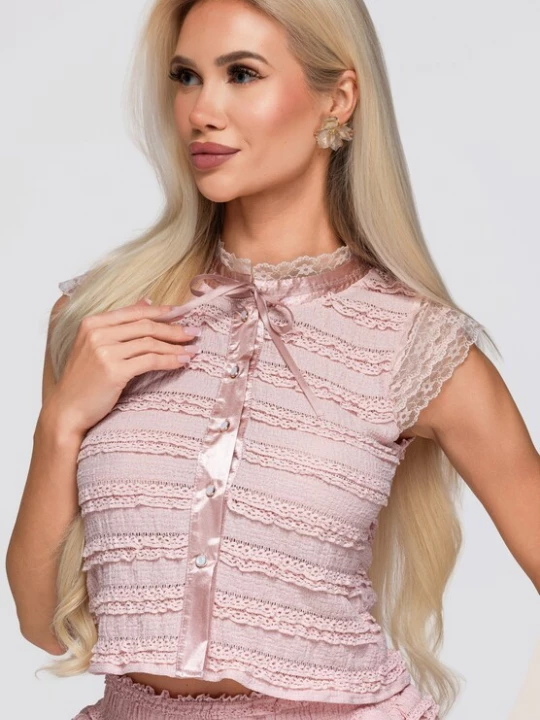 Foto van product Ombre Shirt ' OW-TS-E0066' rosa