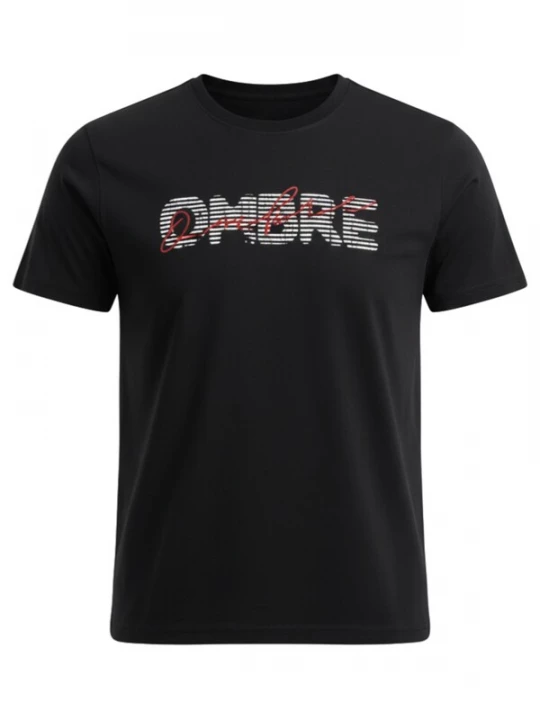 Foto van product Ombre Shirt rood / zwart / wit