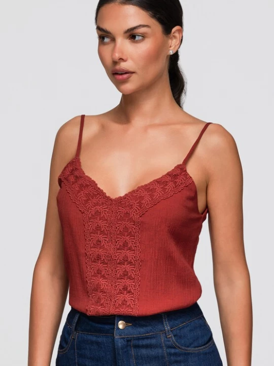 Foto van product Ombre Shirt vuurrood