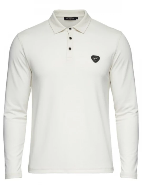Foto van product Ombre Shirt zwart / natuurwit