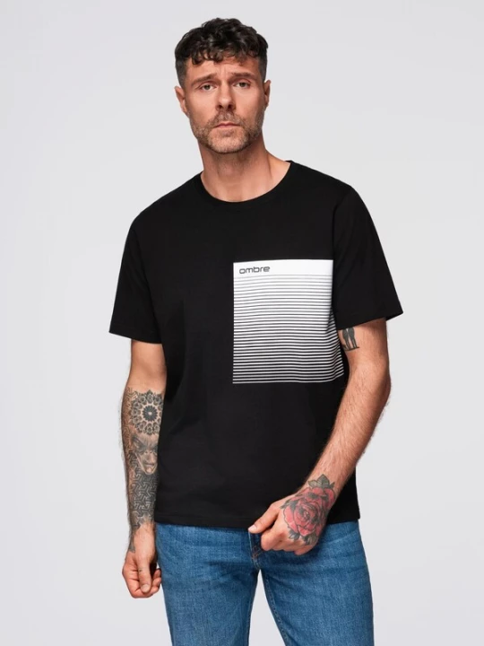 Foto van product Ombre Shirt zwart / wit