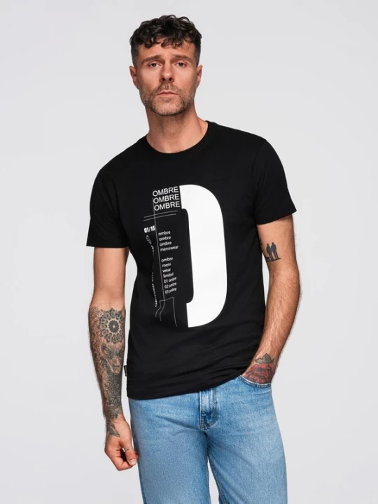 Foto van product Ombre Shirt zwart / wit