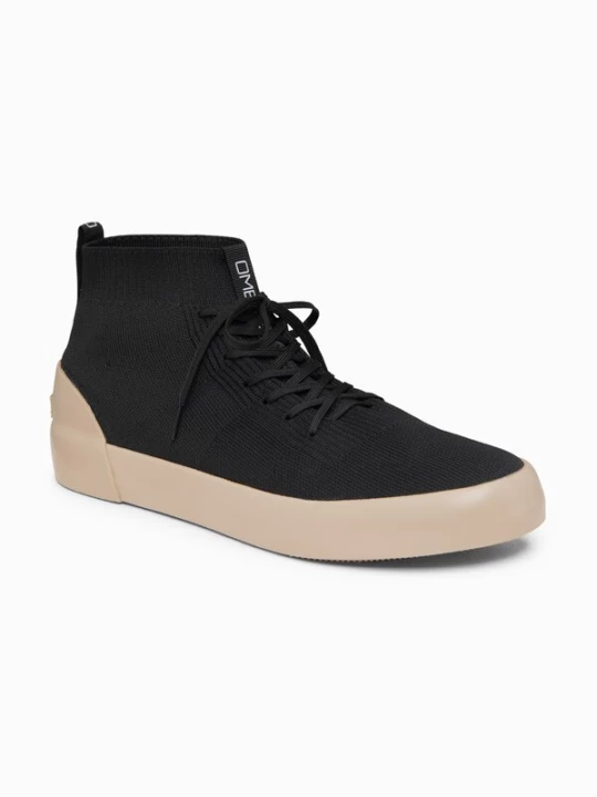 Foto van product Ombre Sneakers hoog bruin / zwart