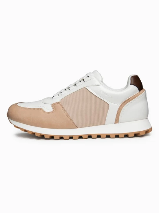 Foto van product Ombre Sneakers laag bruin / lichtbruin / wit
