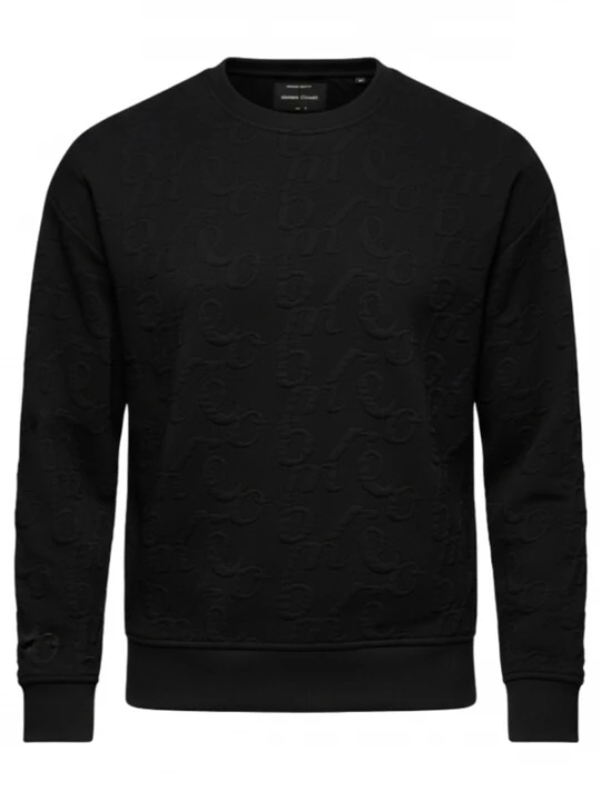 Foto van product Ombre Sweatshirt 'B1712' zwart
