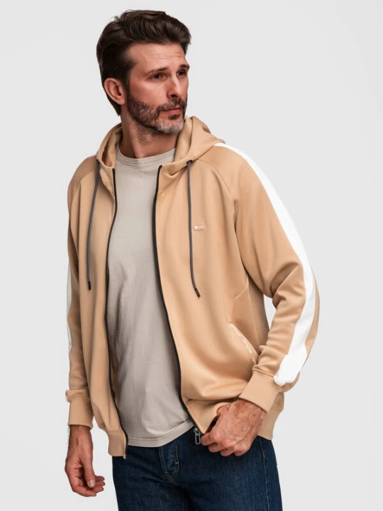Foto van product Ombre Sweatshirt beige / wit