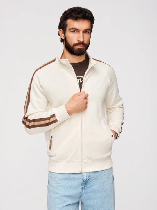 Foto van product Ombre Sweatshirt crème / bourgogne