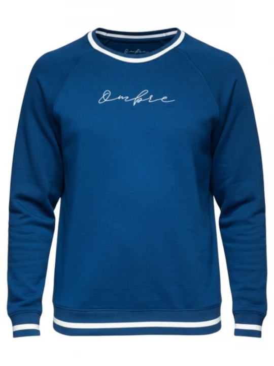 Foto van product Ombre Sweatshirt donkerblauw / wit