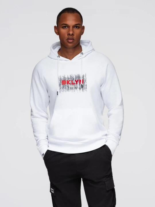 Foto van product Ombre Sweatshirt grijs / rood / wit