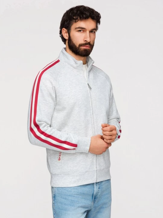 Foto van product Ombre Sweatshirt lichtgrijs / rood