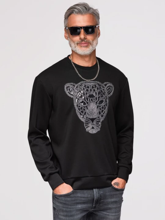 Foto van product Ombre Sweatshirt zwart / wit