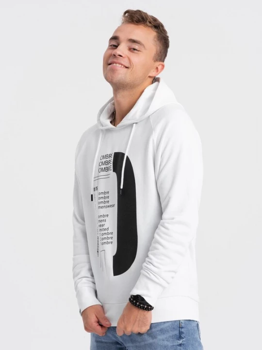 Foto van product Ombre Sweatshirt zwart / wit