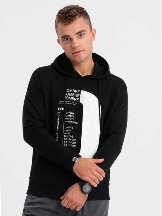 Foto van product Ombre Sweatshirt zwart / wit